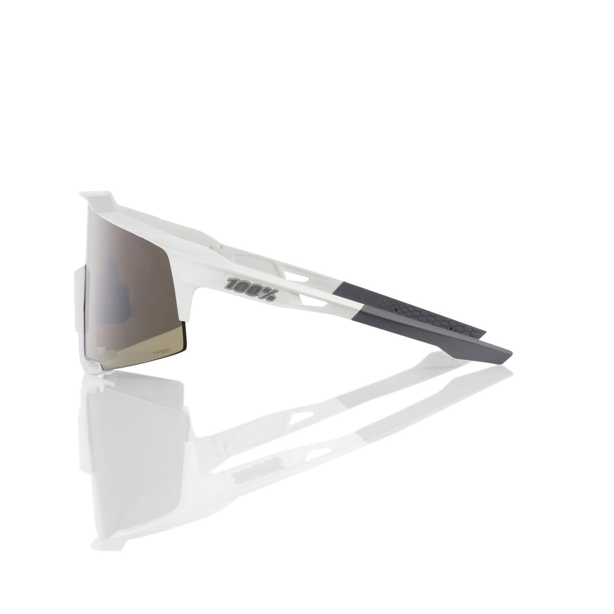 SPEEDCRAFT - Matte White - HiPER Silver Mirror Lens